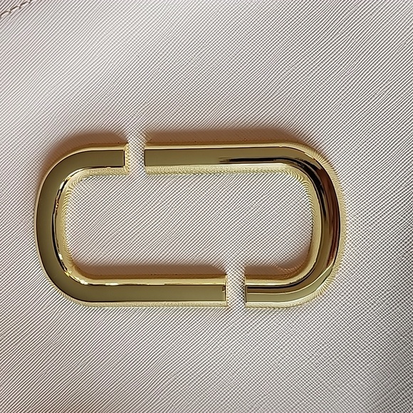 Marc Jacobs White and Black Logo Strap Mini Backpack - Picture 5 of 12